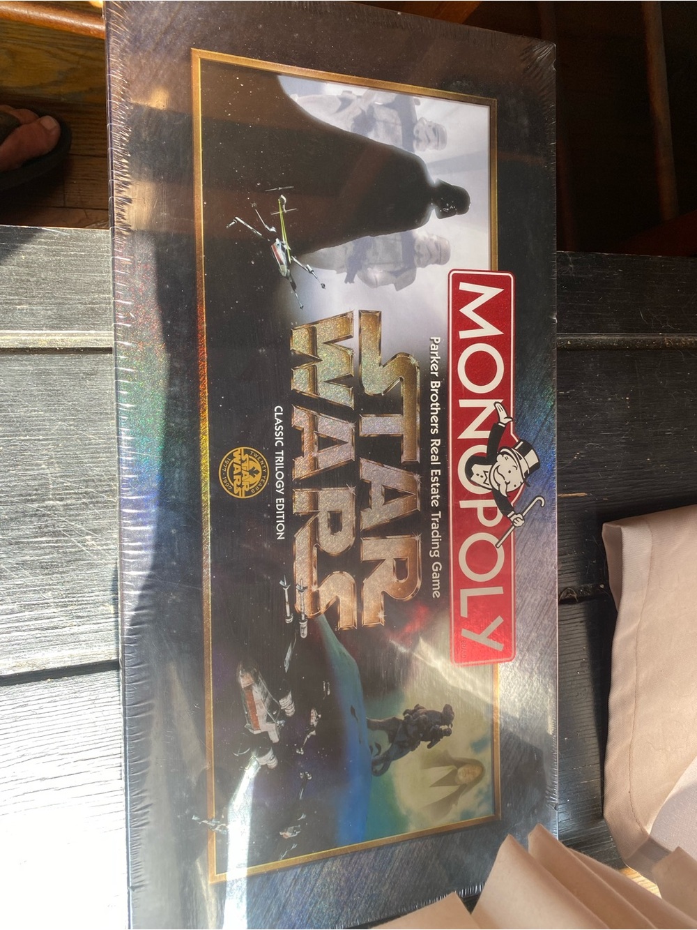 Monopoly Star Wars Classic Trilogy Edition Board Game - Black & Gold